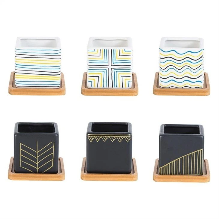 square ceramic plant pots 3