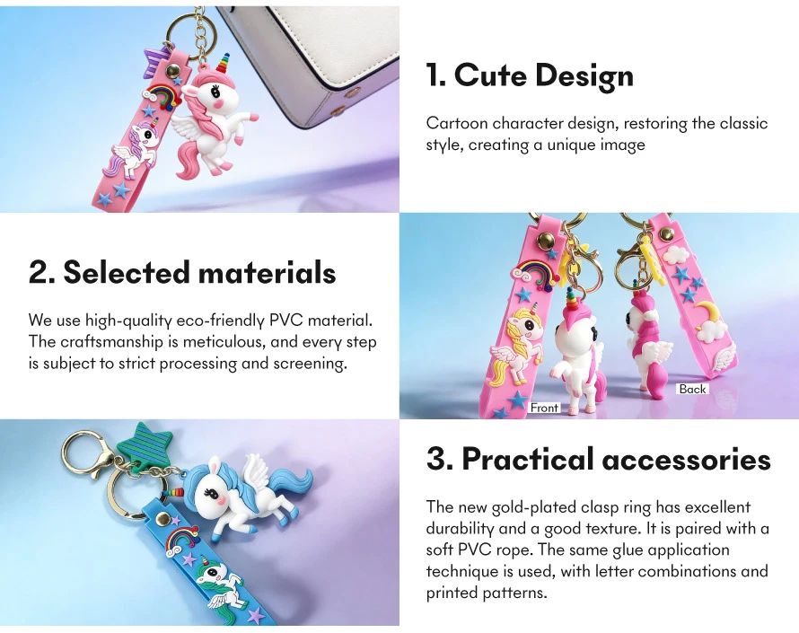 rainbow unicorn keyring 2 rainbow unicorn keyring 2