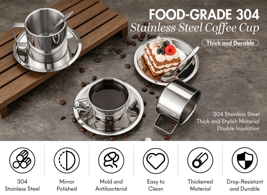 stainless steel coffee cup and saucer_ (1)