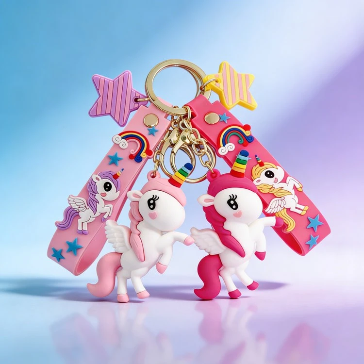 Rainbow Unicorn Keyring best
